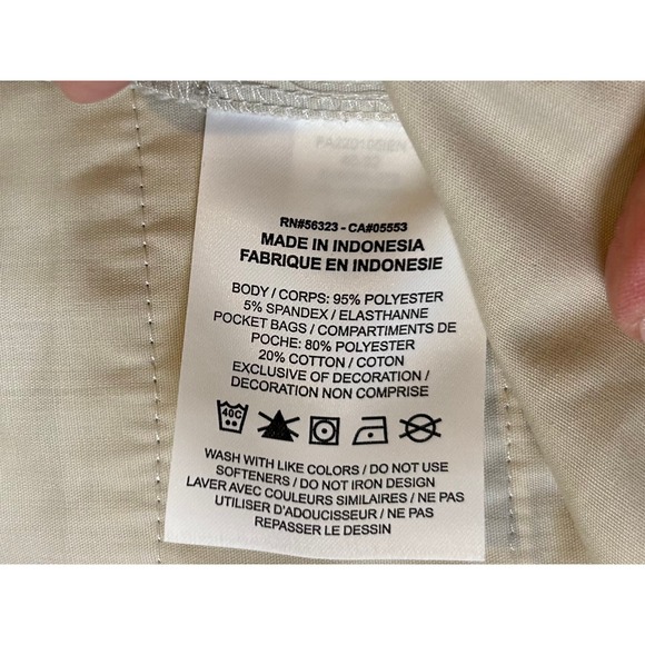 Nike Dri-Fit Golf Pants Mens 40x32 Khaki Flat Front Performance Stretch Chino - Picture 7 of 8